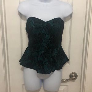 Hae Strapless top